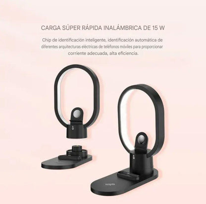 VolturaOne™ Carga 4 En 1 - Carga todo en un solo lugar y vive sin cables.